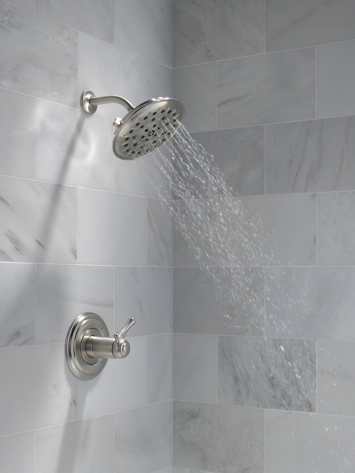 Delta Universal Showering Components 52487 Ultrasoak 4-Setting Shower Head