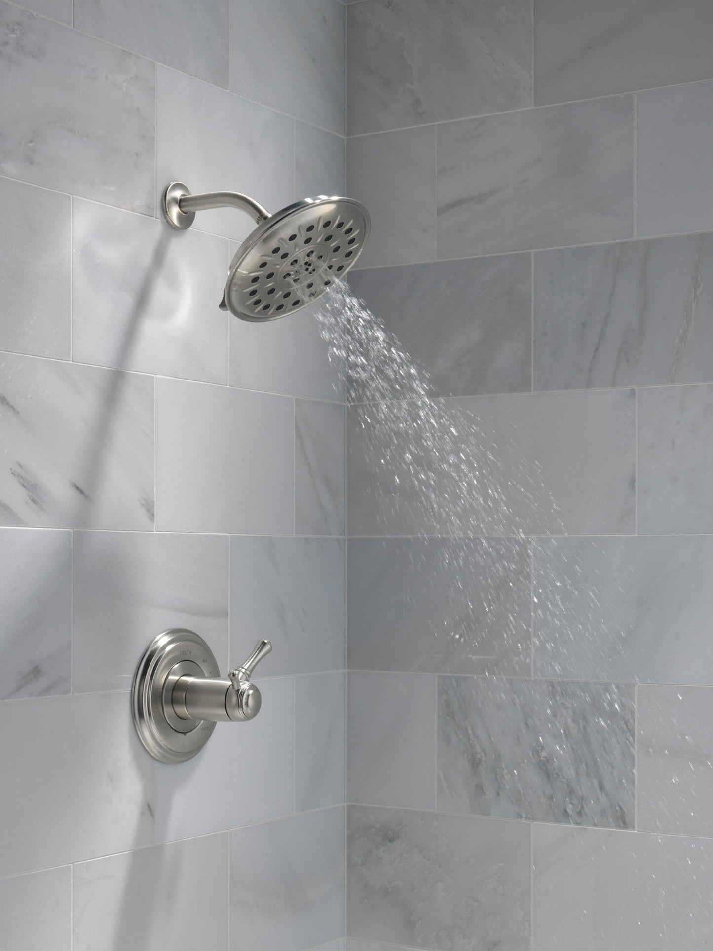 Delta Universal Showering Components 52487 Ultrasoak 4-Setting Shower Head