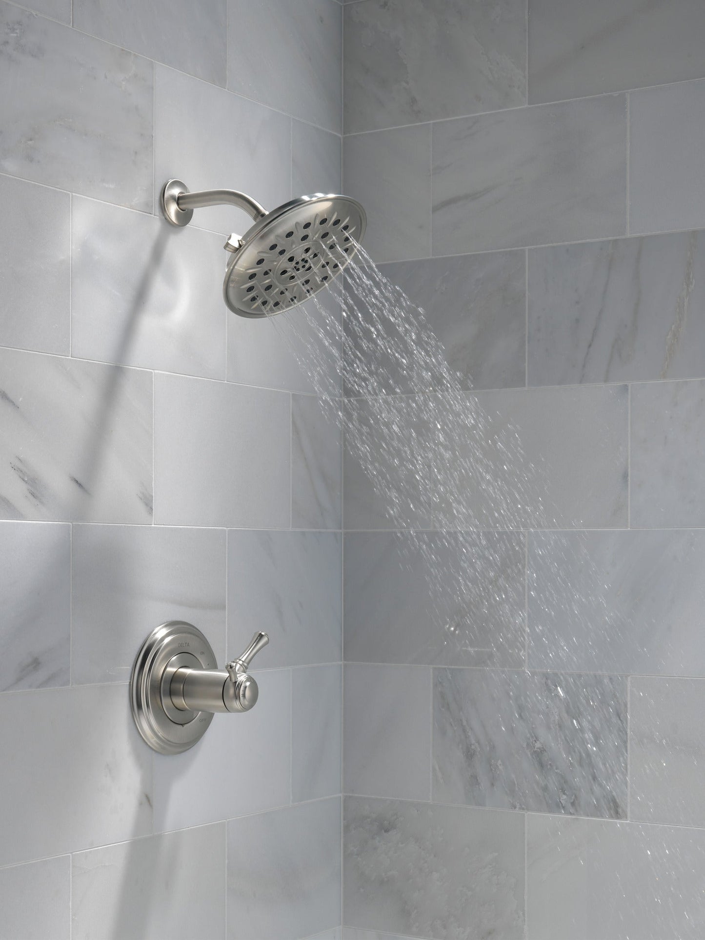 Delta Universal Showering Components 52487 Ultrasoak 4-Setting Shower Head