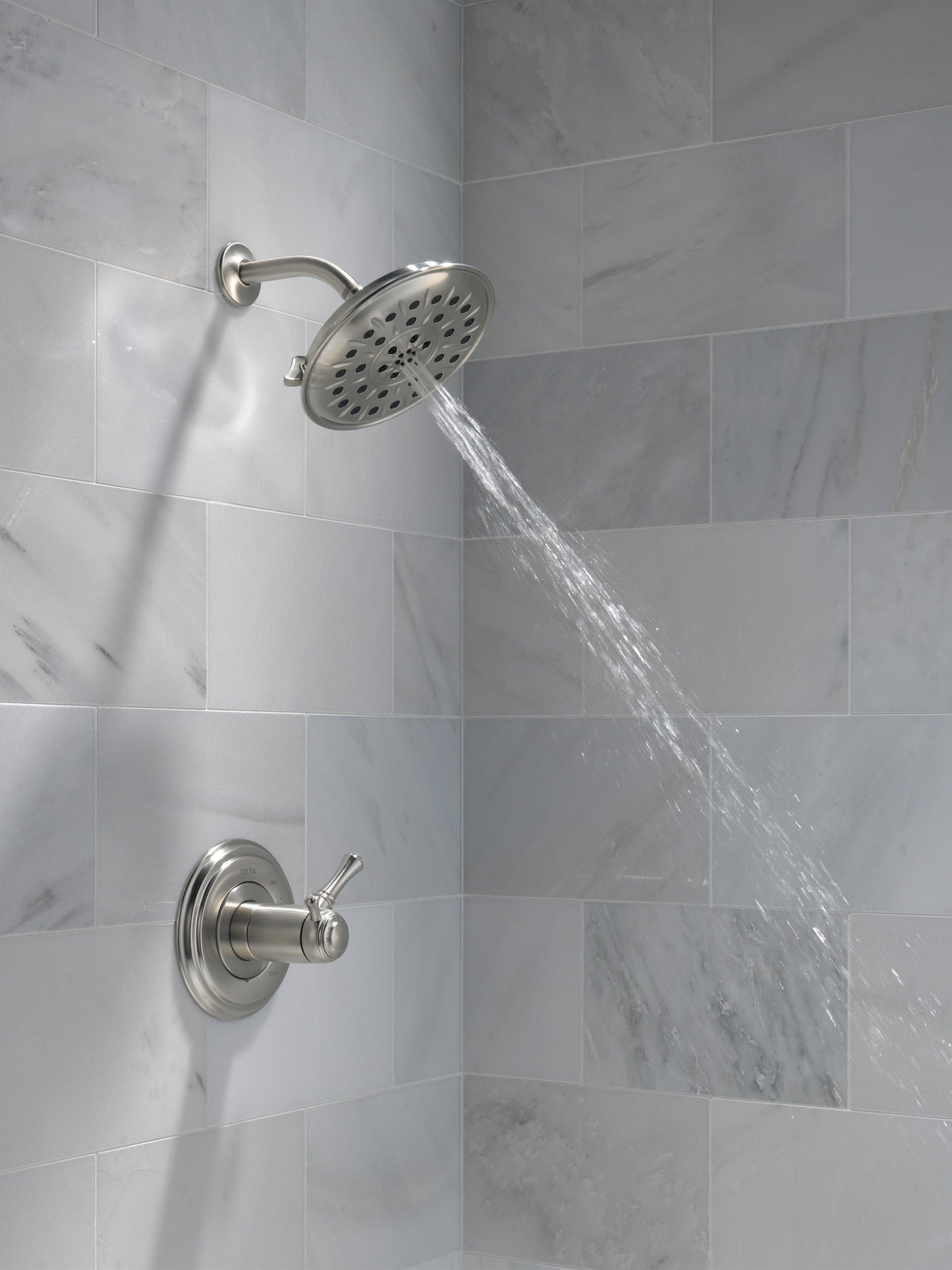 Delta Universal Showering Components 52487 Ultrasoak 4-Setting Shower Head