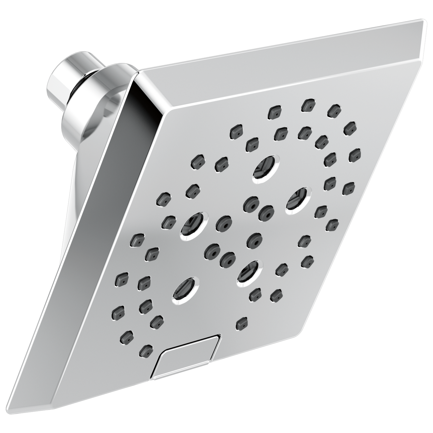 Delta Universal Showering Components 52664 H2OKINETIC 5-Setting Angular Modern Raincan Shower Head