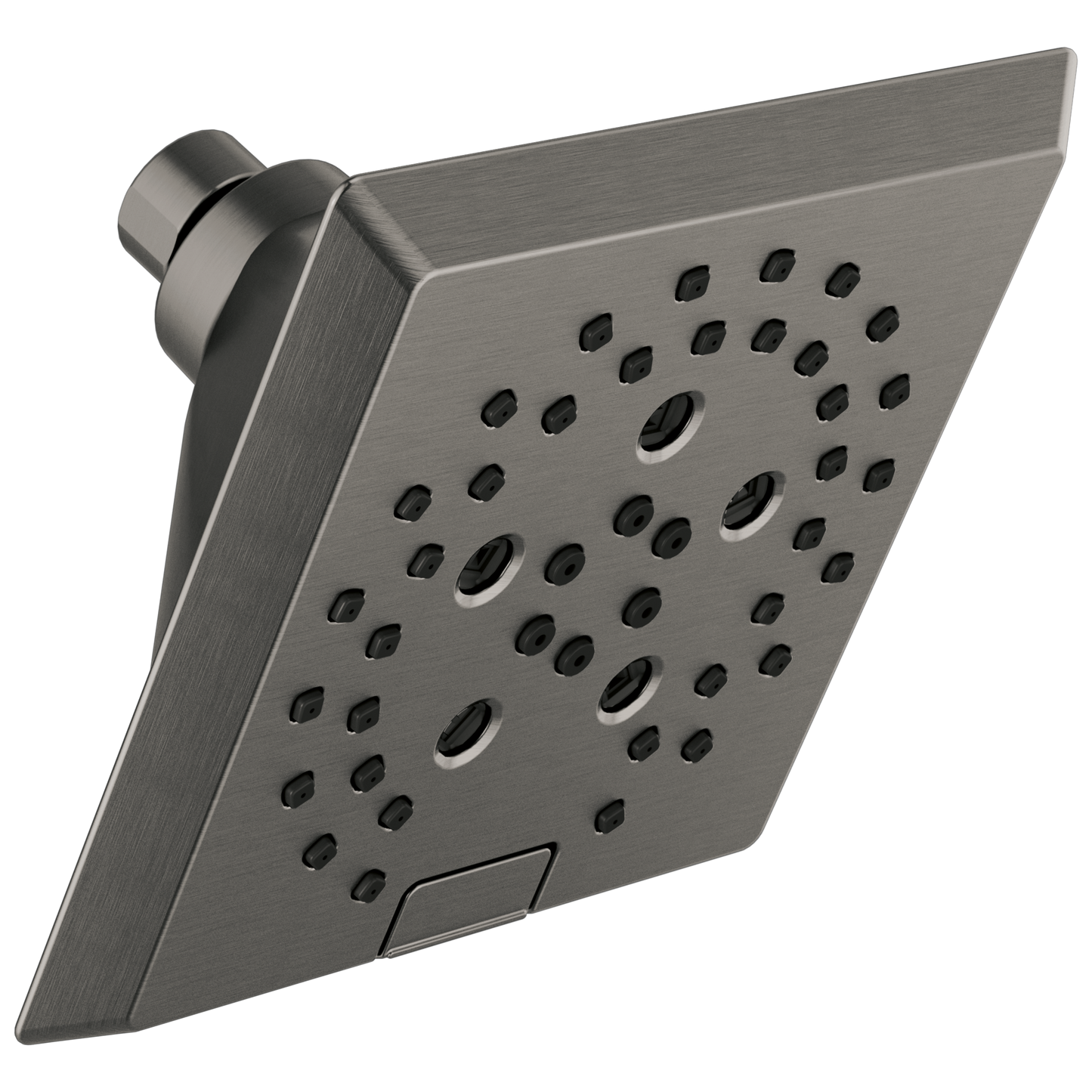 Delta Universal Showering Components 52664 H2OKINETIC 5-Setting Angular Modern Raincan Shower Head