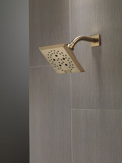Delta Universal Showering Components 52664 H2OKINETIC 5-Setting Angular Modern Raincan Shower Head