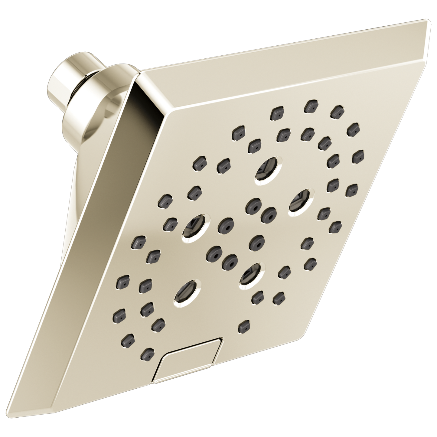 Delta Universal Showering Components 52664 H2OKINETIC 5-Setting Angular Modern Raincan Shower Head