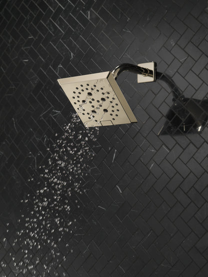 Delta Universal Showering Components 52664 H2OKINETIC 5-Setting Angular Modern Raincan Shower Head