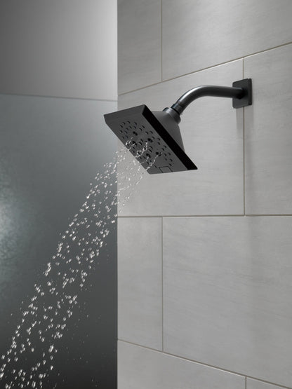 Delta Universal Showering Components 52664 H2OKINETIC 5-Setting Angular Modern Raincan Shower Head
