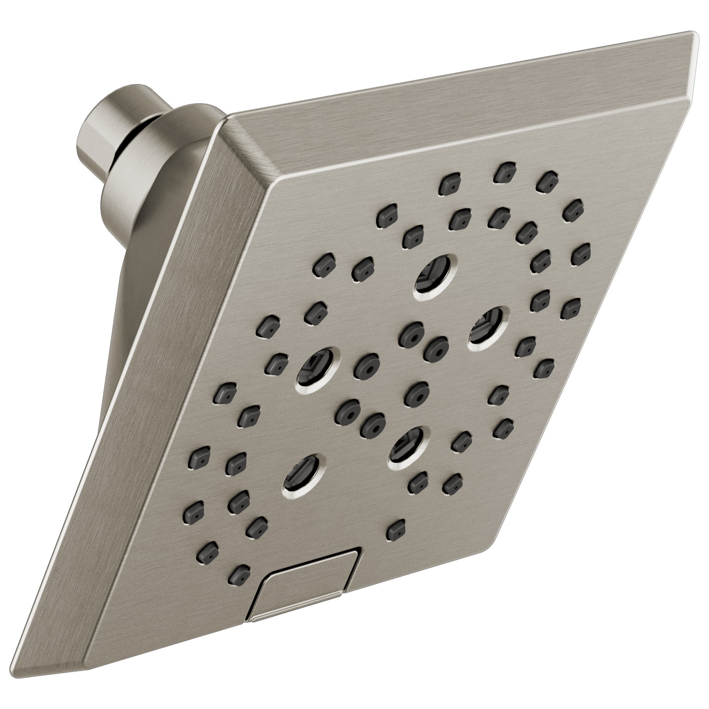 Delta Universal Showering Components 52664 H2OKINETIC 5-Setting Angular Modern Raincan Shower Head