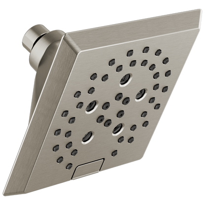 Delta Universal Showering Components 52664 H2OKINETIC 5-Setting Angular Modern Raincan Shower Head