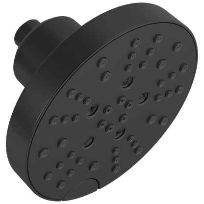 Delta Universal Showering Components 52668 H2OKINETIC 5-Setting Contemporary Raincan Shower Head, matte black