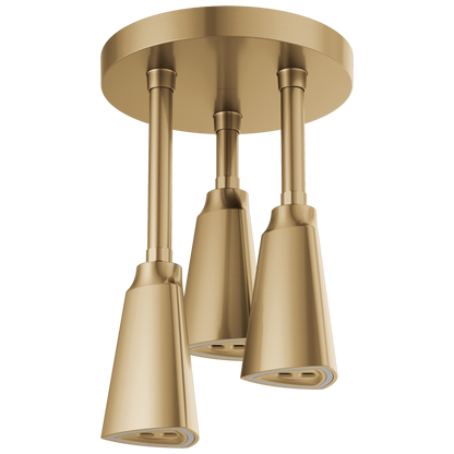 Delta Universal Showering Components 57140 H2OKINETIC Pendant Raincan Shower Head with LED Light