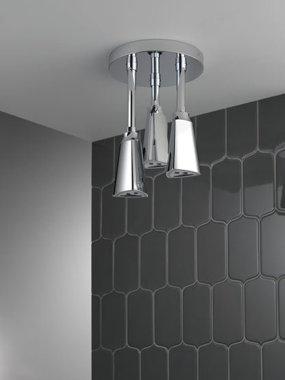 Delta Universal Showering Components 57140 H2OKINETIC Pendant Raincan Shower Head with LED Light