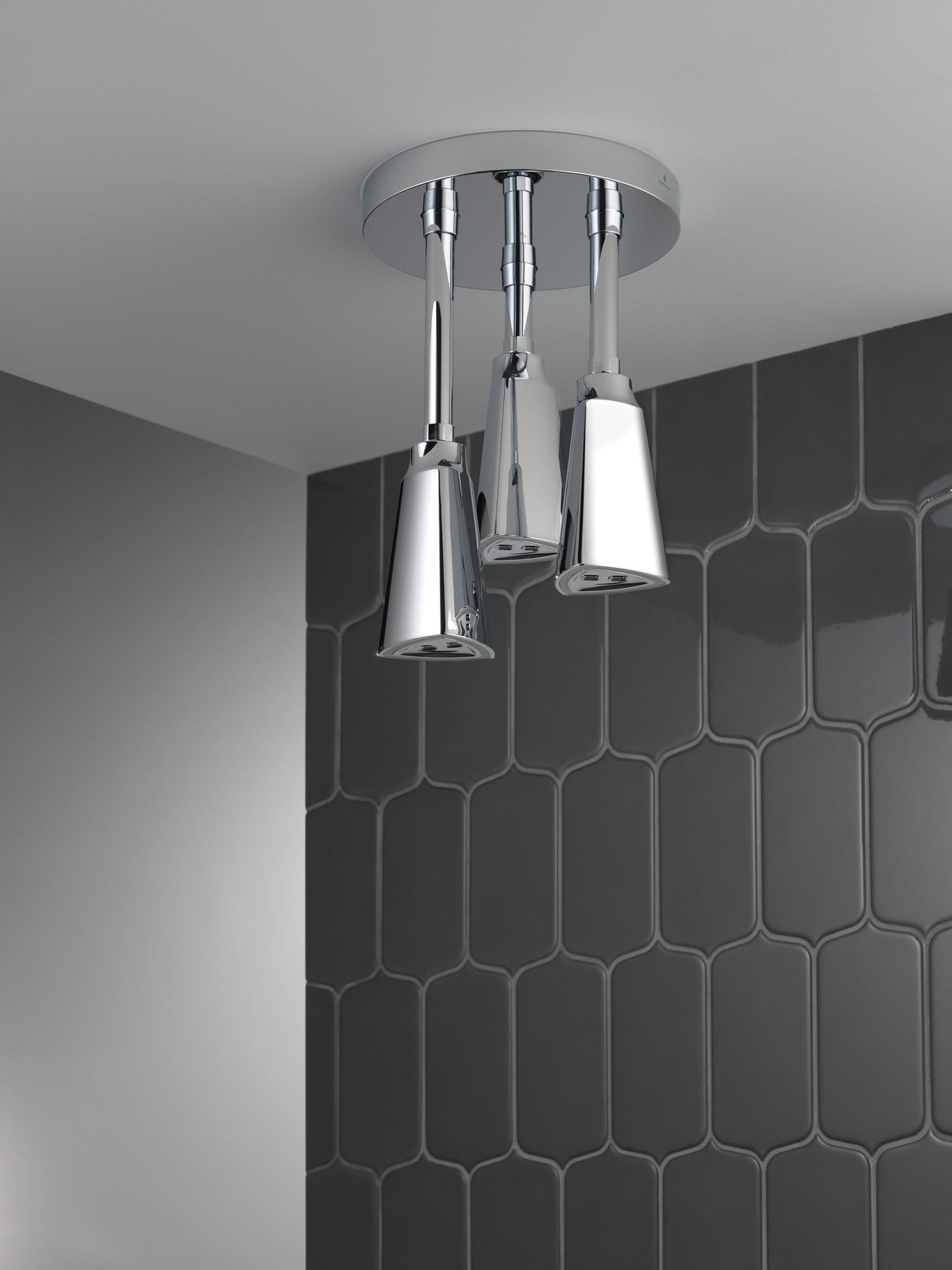 Delta Universal Showering Components 57140 H2OKINETIC Pendant Raincan Shower Head with LED Light