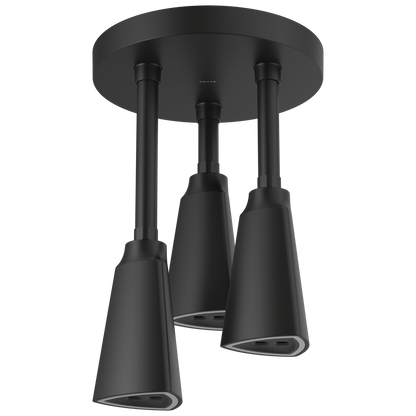 Delta Universal Showering Components 57140 H2OKINETIC Pendant Raincan Shower Head with LED Light