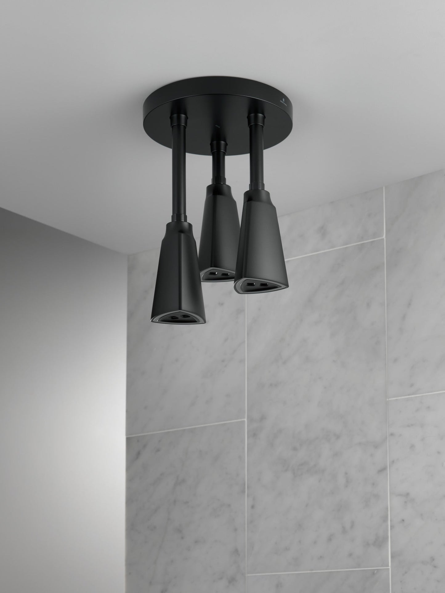 Delta Universal Showering Components 57140 H2OKINETIC Pendant Raincan Shower Head with LED Light