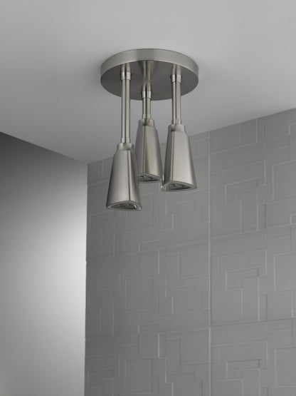 Delta Universal Showering Components 57140 H2OKINETIC Pendant Raincan Shower Head with LED Light