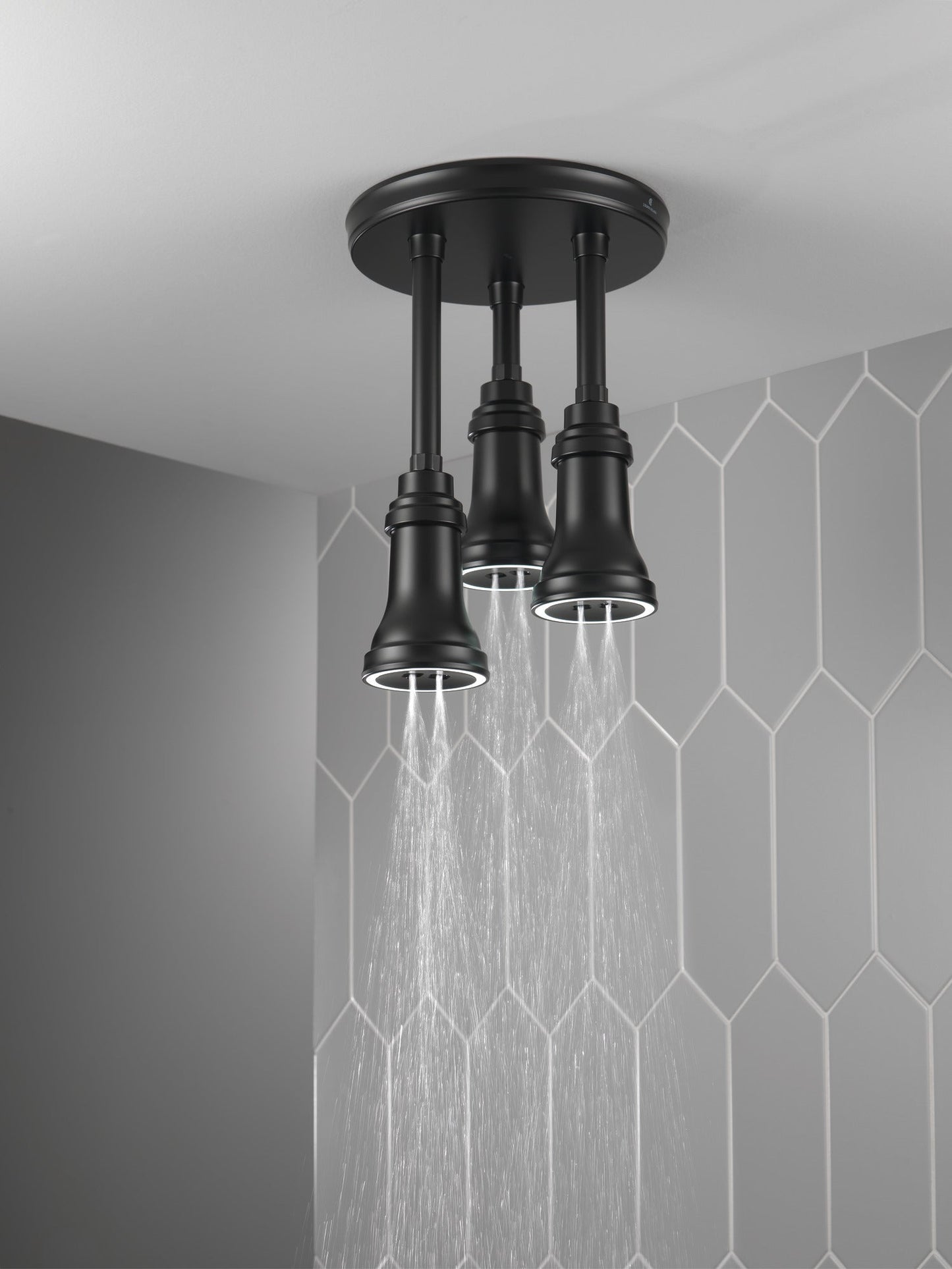 Delta Universal Showering Components 57190 LED Pendant Raincan Single-Setting H2Okinetic