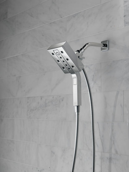 Delta Universal Showering Components 58473 H2OKINETIC In2ition 4-Setting Two-in-One Shower
