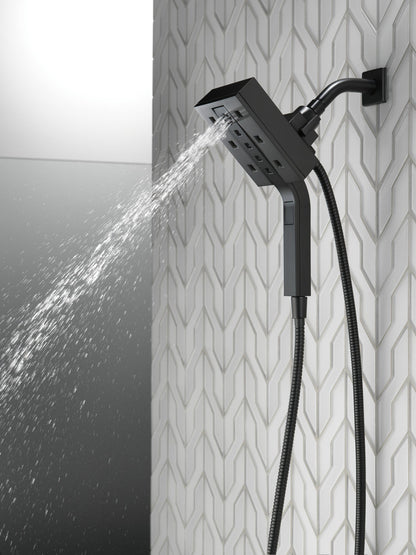 Delta Universal Showering Components 58473 H2OKINETIC In2ition 4-Setting Two-in-One Shower