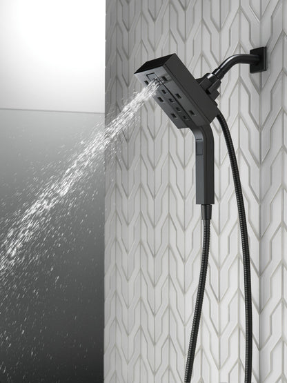 Delta Universal Showering Components 58473 H2OKINETIC In2ition 4-Setting Two-in-One Shower