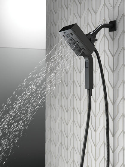 Delta Universal Showering Components 58473 H2OKINETIC In2ition 4-Setting Two-in-One Shower