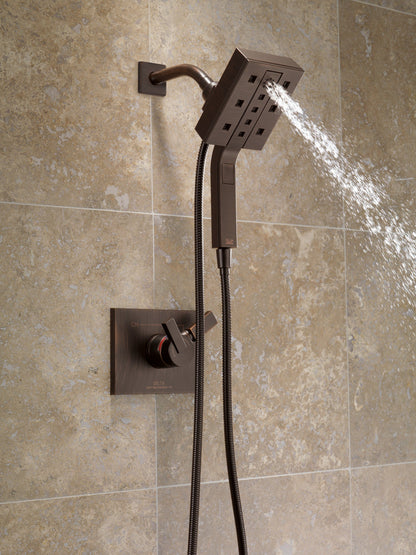 Delta Universal Showering Components 58473 H2OKINETIC In2ition 4-Setting Two-in-One Shower