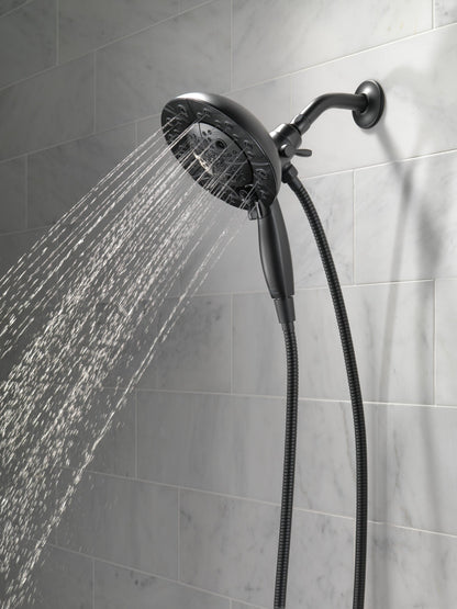 Delta Universal Showering Components 58480 H2OKINETIC In2ition 5-Setting Two-in-One Shower