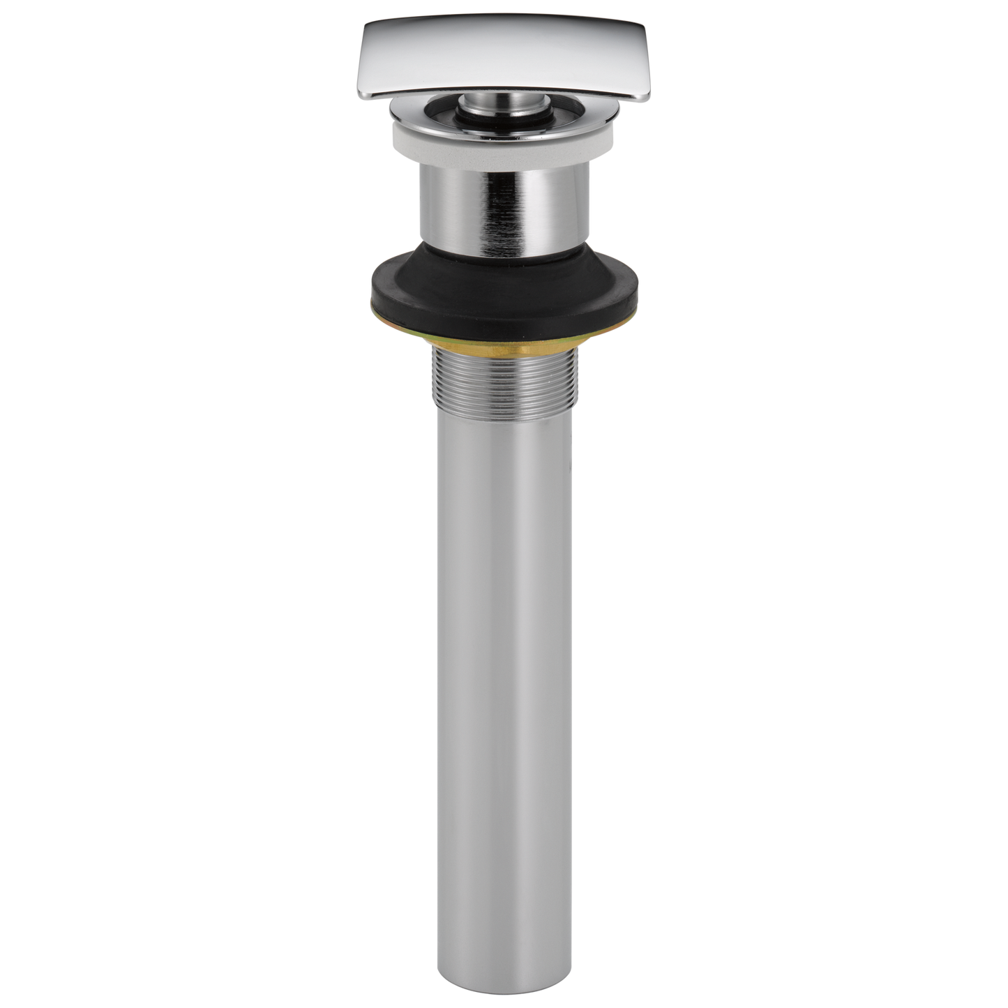 Delta 72174 Square Push Pop-Up Less Overflow, chrome