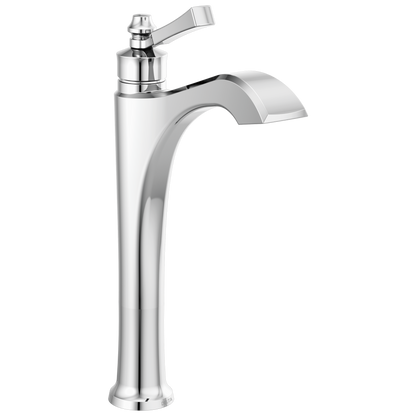 Delta Dorval™: Single Handle Vessel Bathroom Faucet - Less Handle