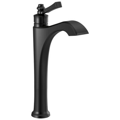 Delta Dorval™: Single Handle Vessel Bathroom Faucet - Less Handle