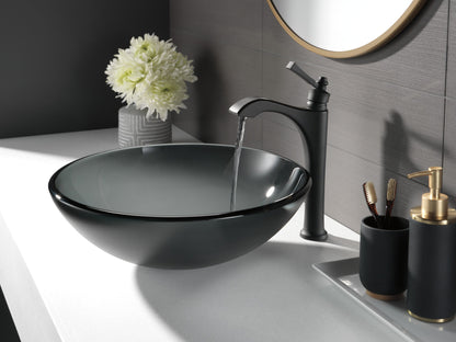 Delta Dorval™: Single Handle Vessel Bathroom Faucet - Less Handle