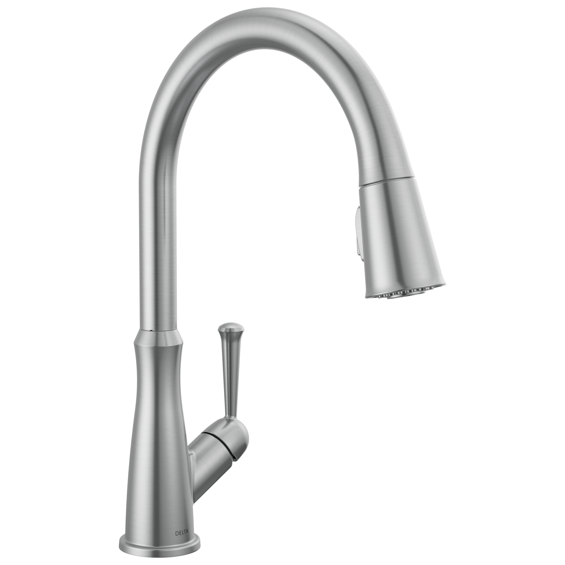 Delta Westville: Single Handle Pull-Down Kitchen Faucet, arctic stainless
