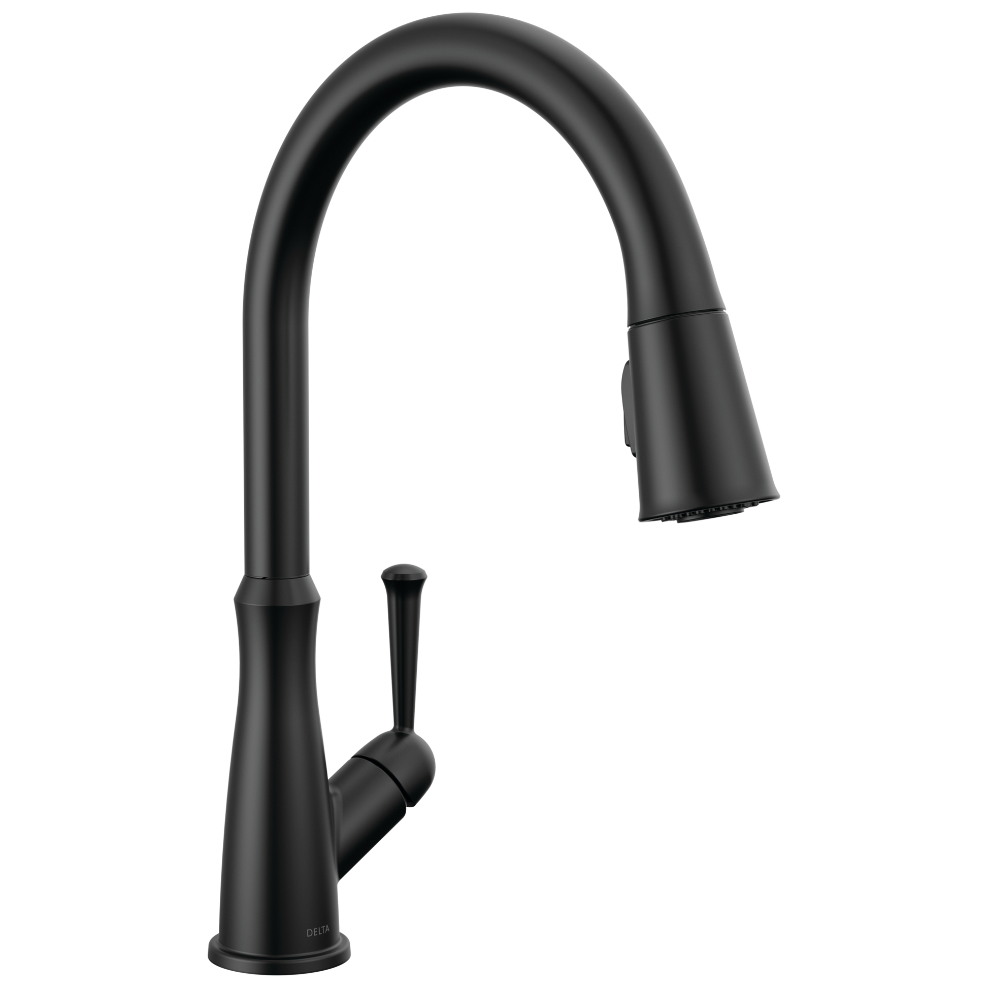 Delta Westville: Single Handle Pull-Down Kitchen Faucet, matte black