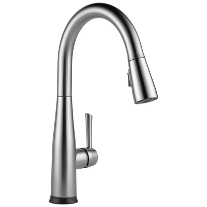 Delta Essa 9113TV VoiceIQ Single Handle Pull-Down Faucet with TouchTouch 2O Technology, arctic stainless