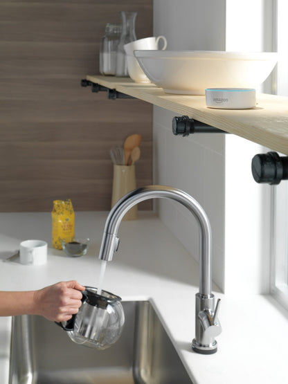 Delta Trinsic 9159TV VoiceIQ Single-Handle Pull-Down Kitchen Faucet with TouchTouch 2O Technology