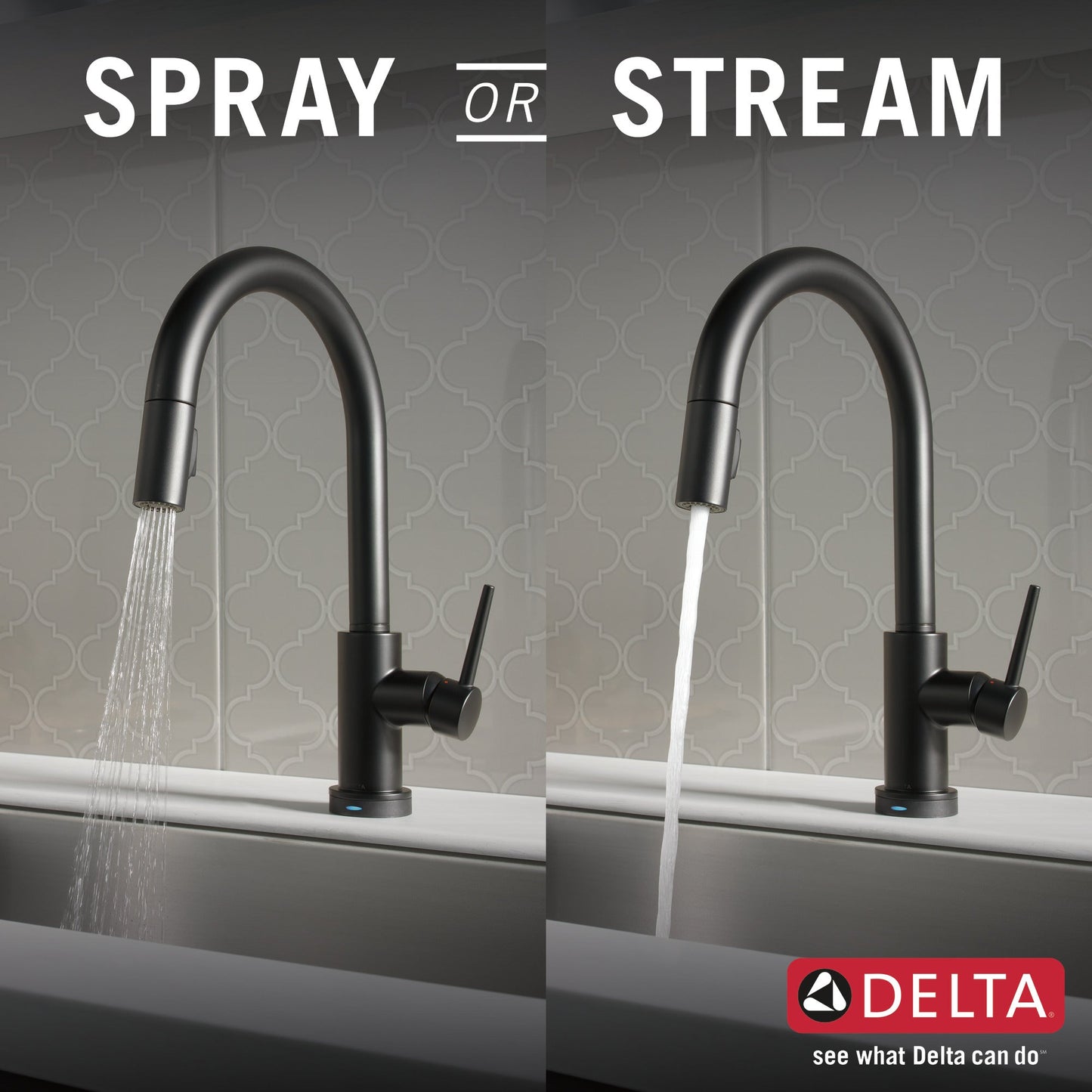 Delta Trinsic 9159TV VoiceIQ Single-Handle Pull-Down Kitchen Faucet with TouchTouch 2O Technology