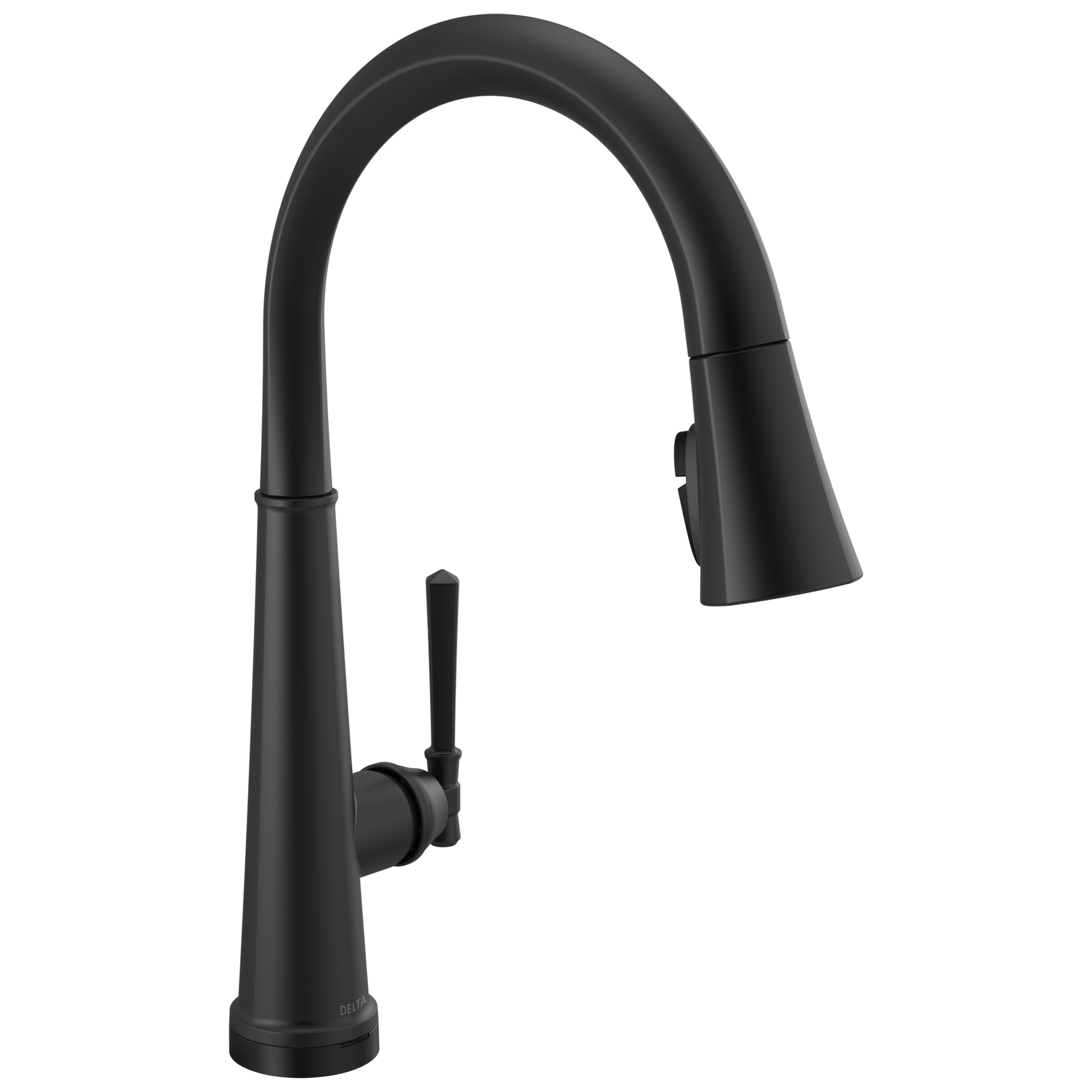 Delta Emmeline: Single Handle Pull Down Kitchen Faucet with Touch2O Technology, matte black