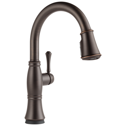 Delta Cassidy:9197T Single Handle Pull-Down Kitchen Faucet with Touch<sub>2</sub>O and ShieldSpray Technologies