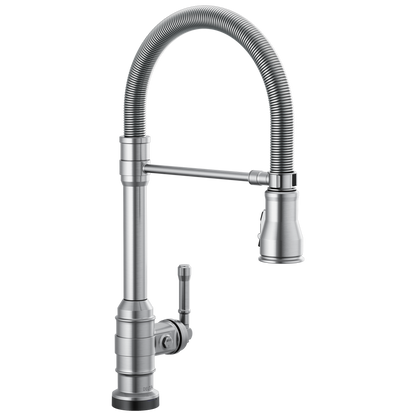 Delta Broderick 9690T Single-Handle Pull-Down Spring Kitchen Faucet with TouchTouch 2O Technology