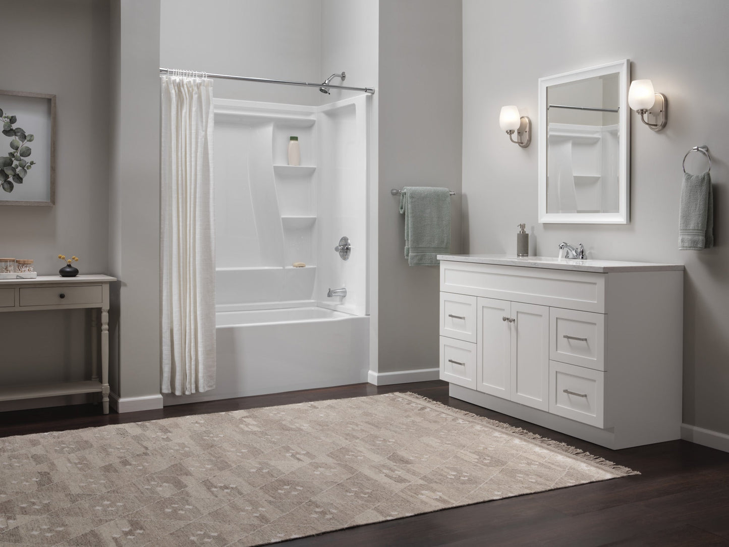 Delta Foundations B2510LF Two Handle Centerset Bathroom Faucet