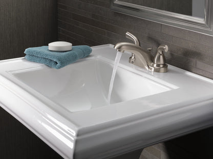 Delta Foundations B2510LF Two Handle Centerset Bathroom Faucet