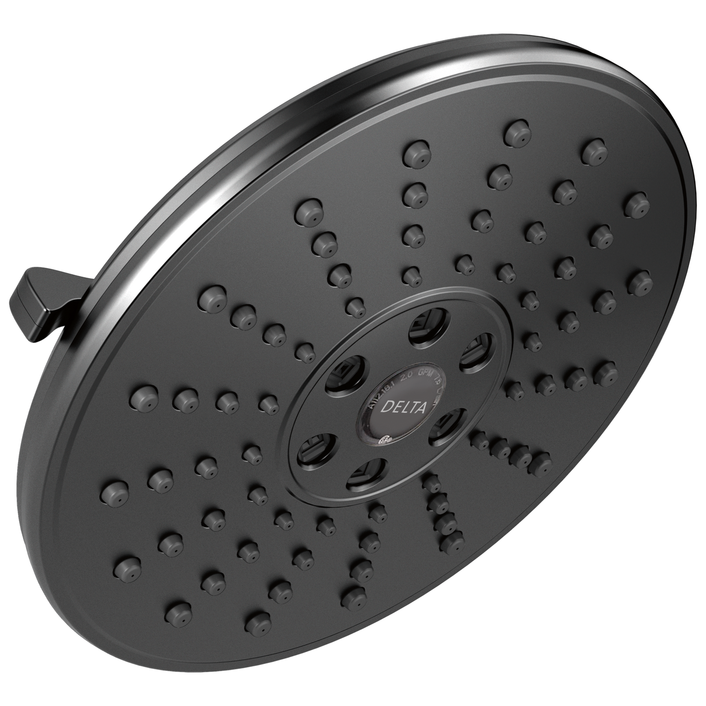 Delta Universal Showering Components 52688 H2OKINETIC 3-Setting Raincan Shower Head, matte black