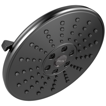 Delta Universal Showering Components 52688 H2OKINETIC 3-Setting Raincan Shower Head, matte black