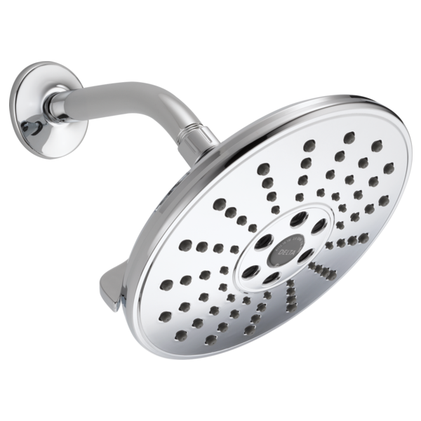 Delta Universal Showering Components 52688 H2OKINETIC 3-Setting Raincan Shower Head, matte black - view 2