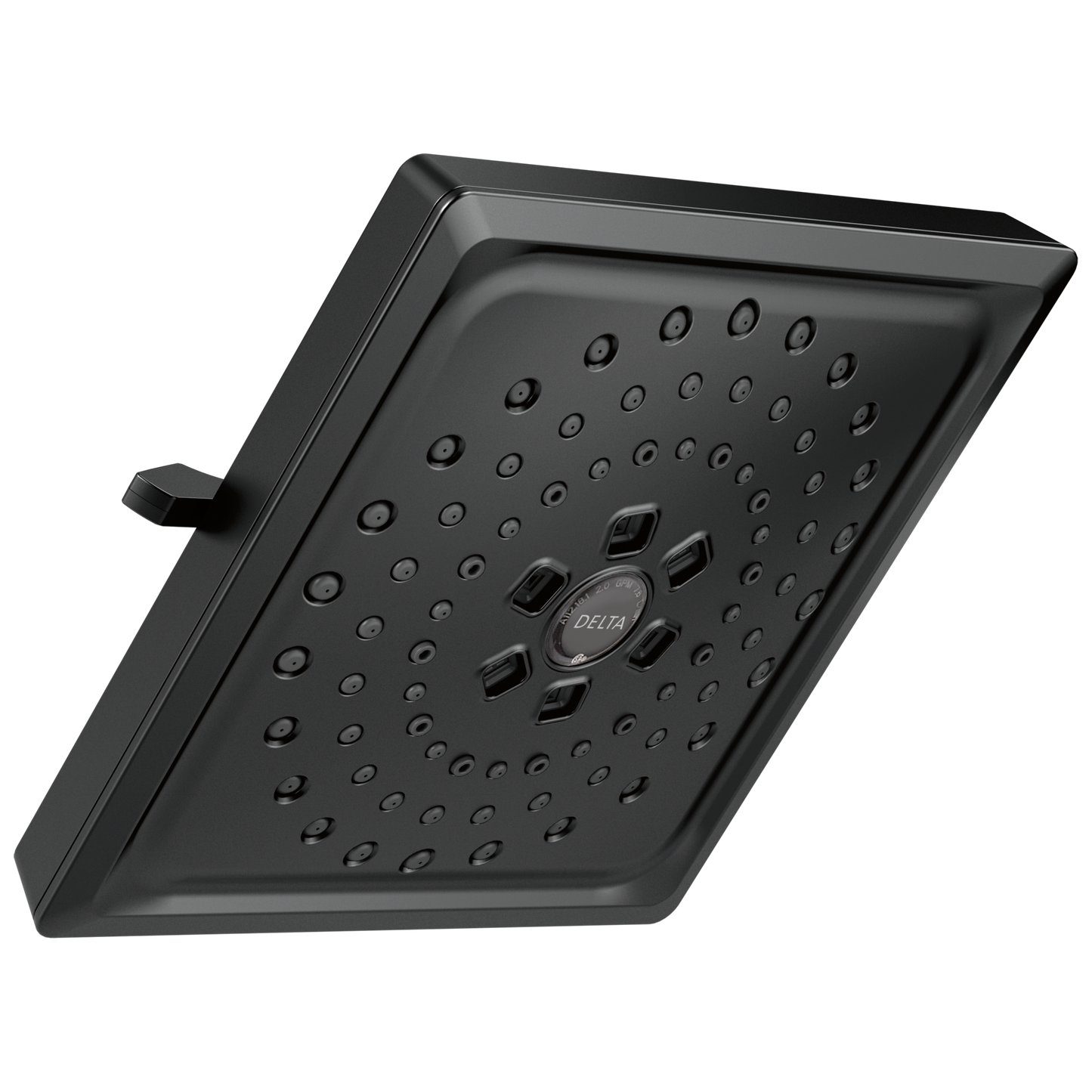 Delta Universal Showering Components 52684 H2OKINETIC 3-Setting Raincan Shower Head, matte black