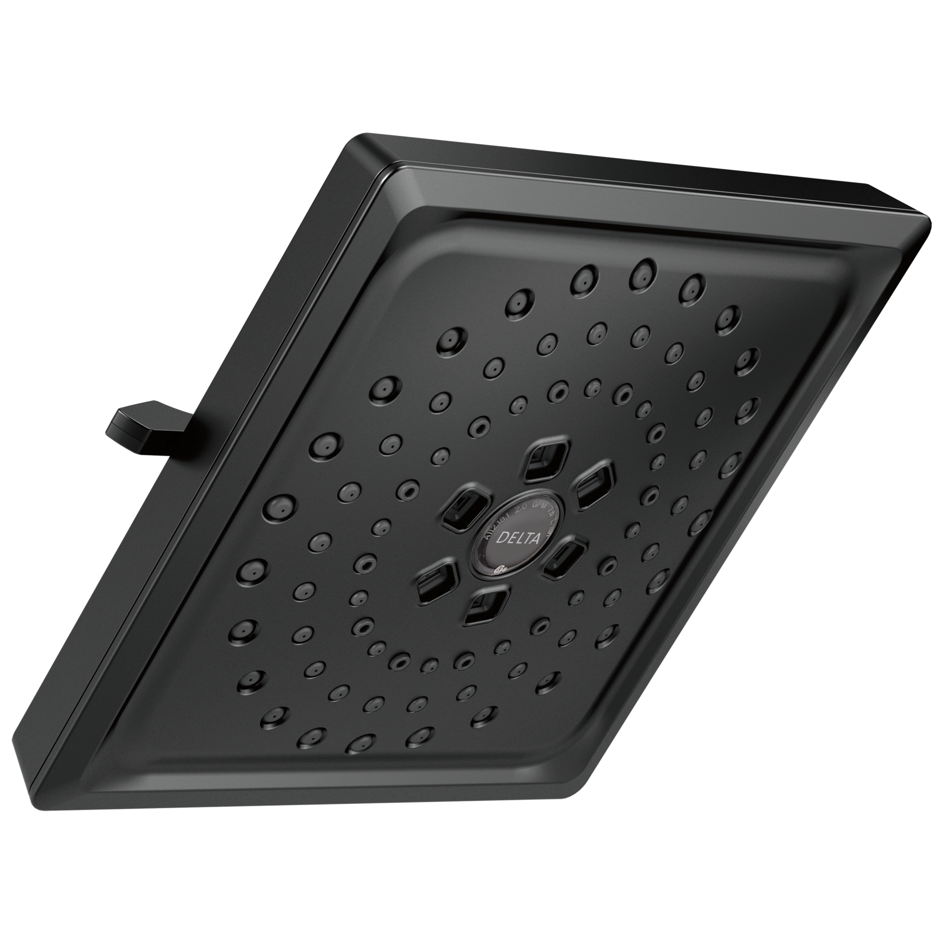 Delta Universal Showering Components 52684 H2OKINETIC 3-Setting Raincan Shower Head, matte black