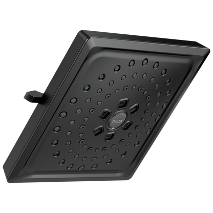 Delta Universal Showering Components 52684 H2OKINETIC 3-Setting Raincan Shower Head, matte black