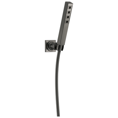 Delta Universal Showering Components 55567 H2OKINETIC Single-Setting Adjustable Wall Mount Hand Shower, lumicoat black...
