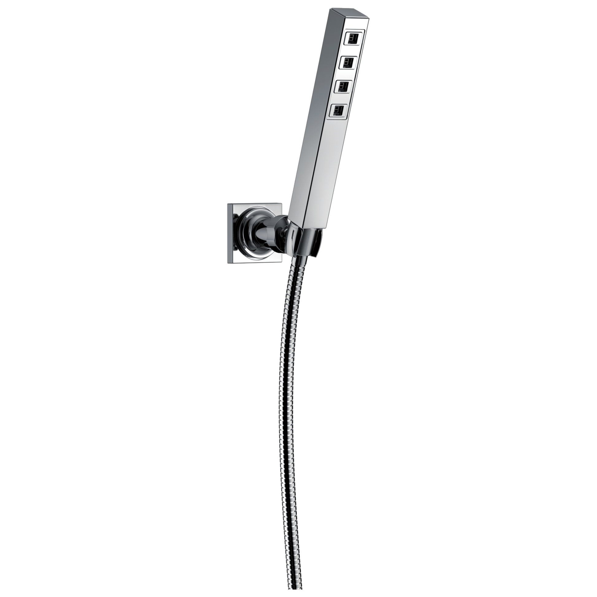 Delta Universal Showering Components 55567 H2OKINETIC Single-Setting Adjustable Wall Mount Hand Shower, lumicoat chrome