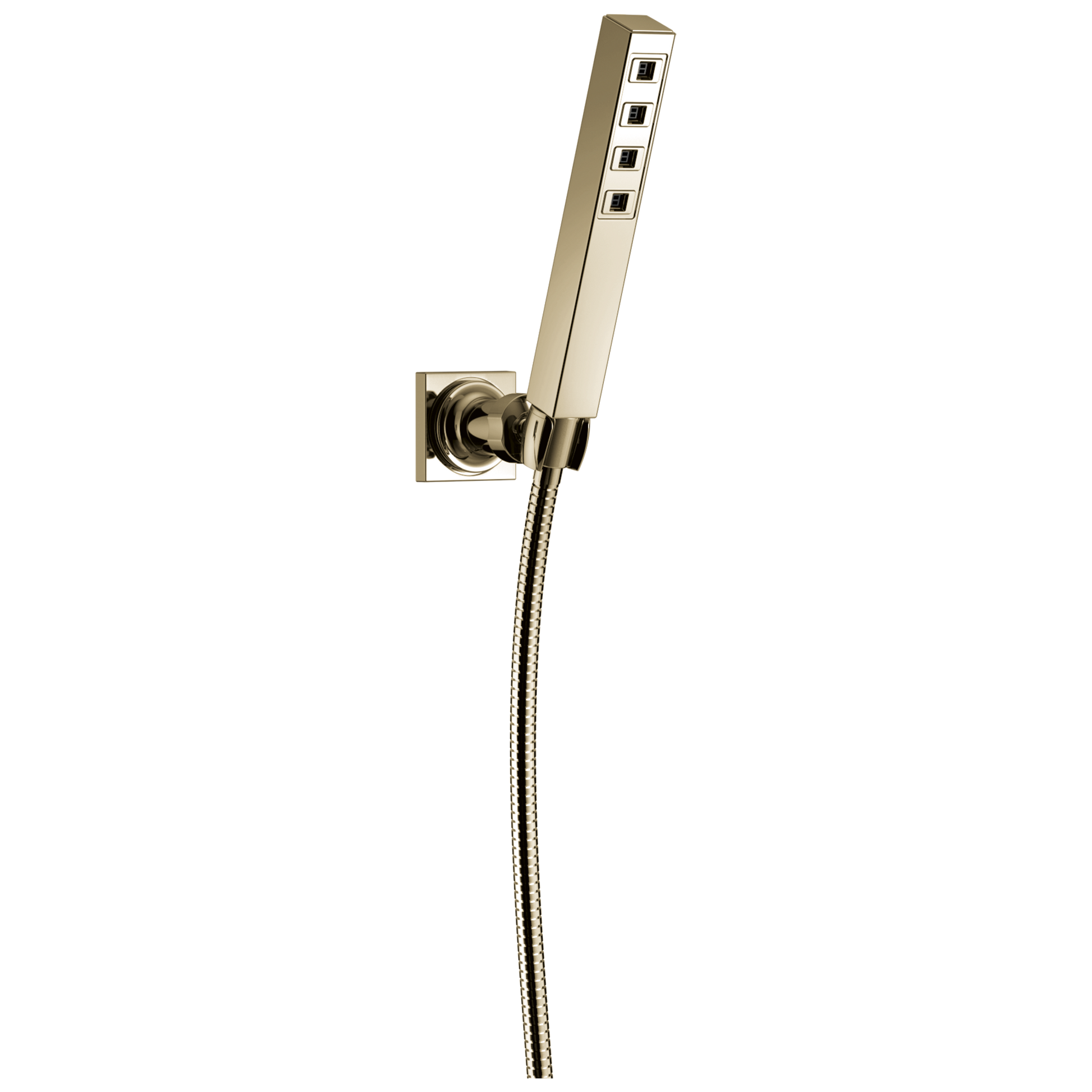 Delta Universal Showering Components 55567 H2OKINETIC Single-Setting Adjustable Wall Mount Hand Shower, lumicoat polished...