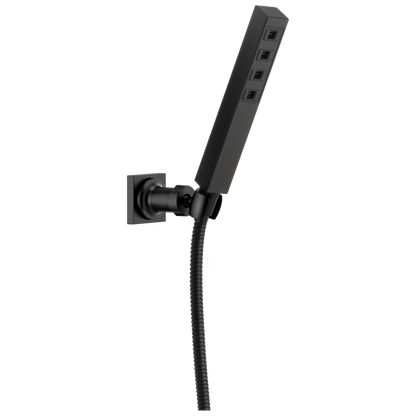 Delta Universal Showering Components 55567 H2OKINETIC Single-Setting Adjustable Wall Mount Hand Shower, matte black